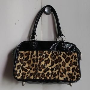Lux De Ville Leopard Bowling Bag
